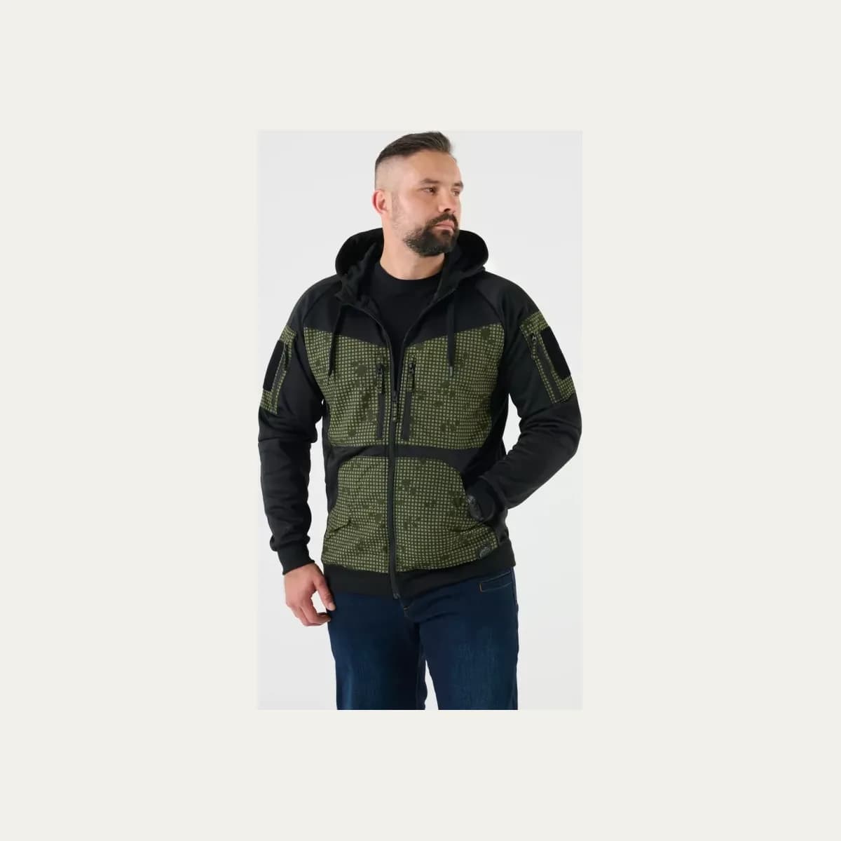Фото похожей модели для «Толстовка Helikon-Tex Range Hoodie S Black Desert Night Camo»