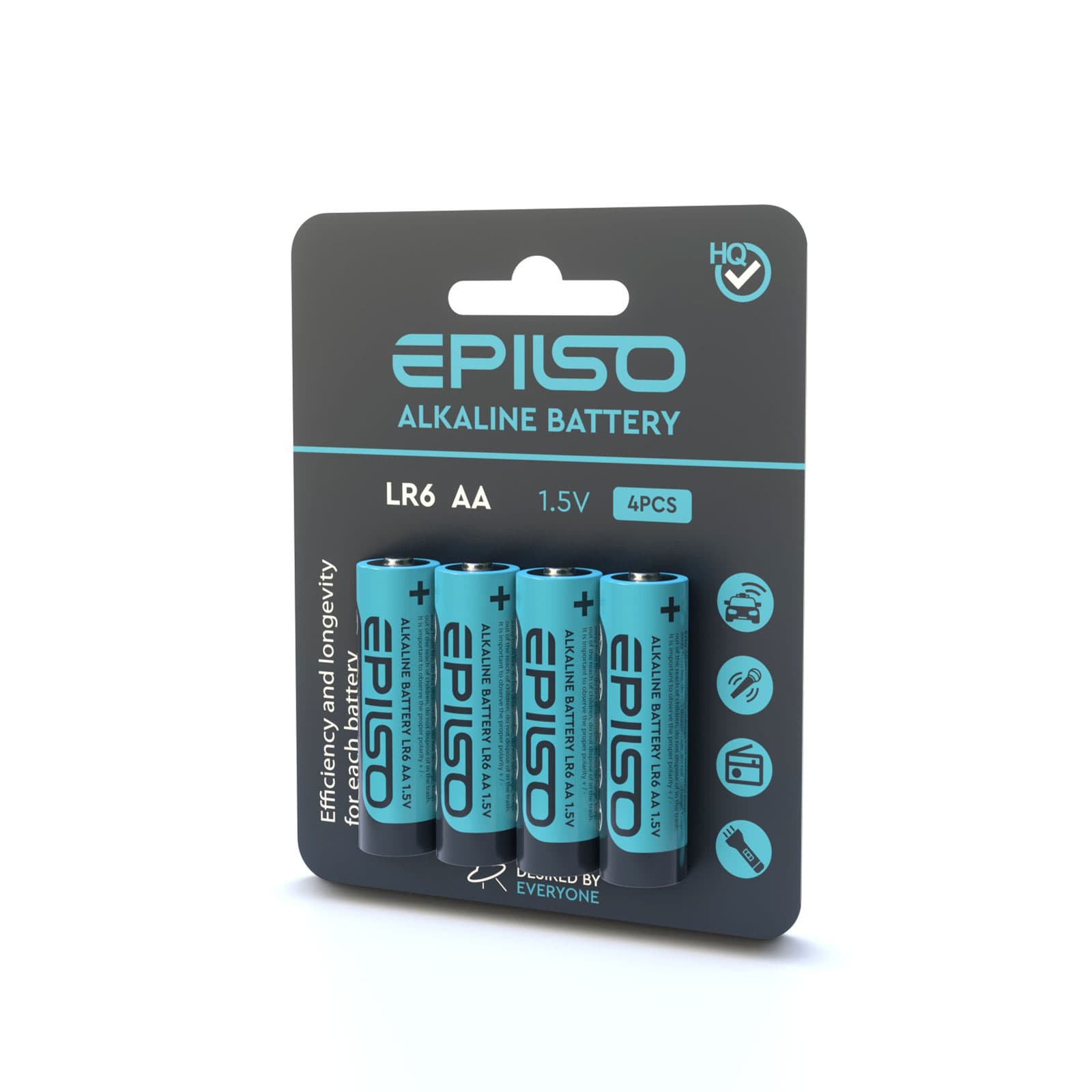 Батарейка EPILSO AA LR6 4 BLISTER CARD