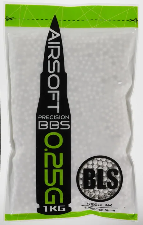 BLS 0.25 g Precision Grade BBs, 1 kg (1KG-H25)