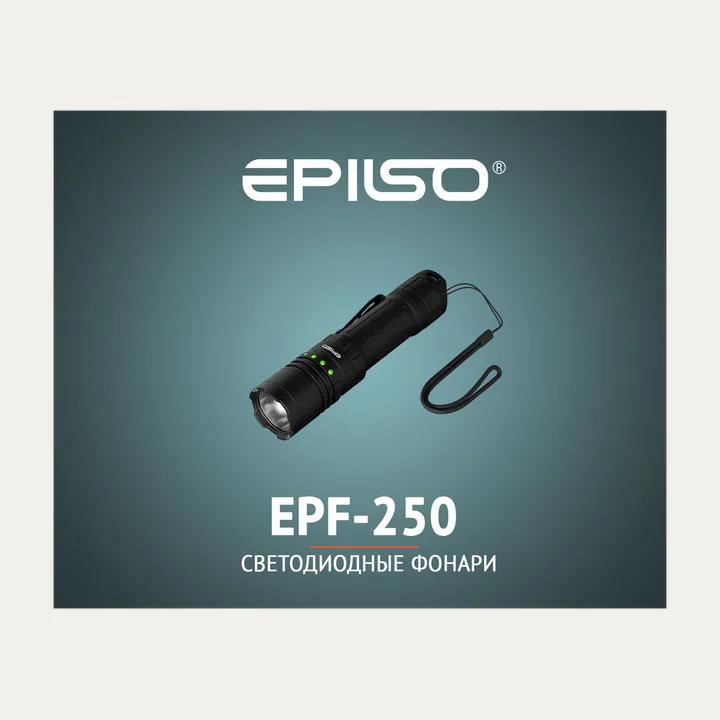 Фонарь Epilso EPF-250 Rechargeable Tactical