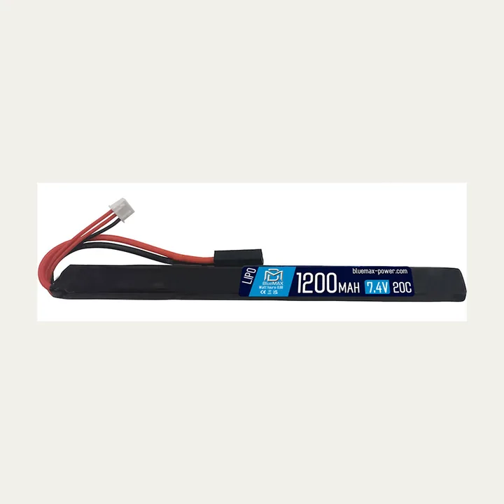 Фото похожей модели для «АКБ BlueMAX 1200mAh Lipo 7.4V 20C slim AK stick 11.5x17x185mm АК-серия»