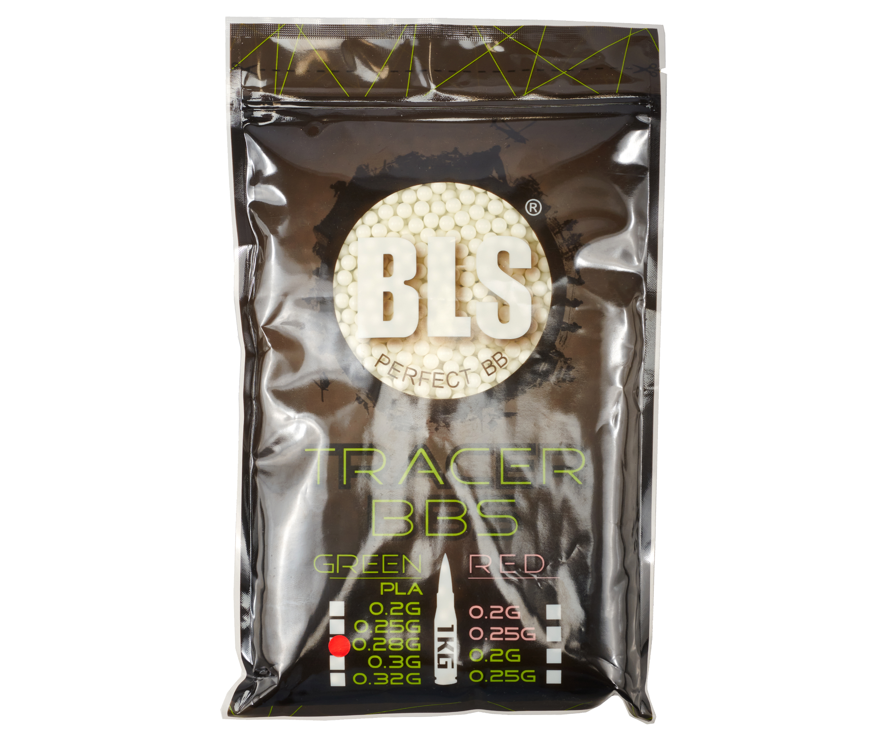 Шары BLS 0,28 трассирующие 1кг Taiwan 1KG