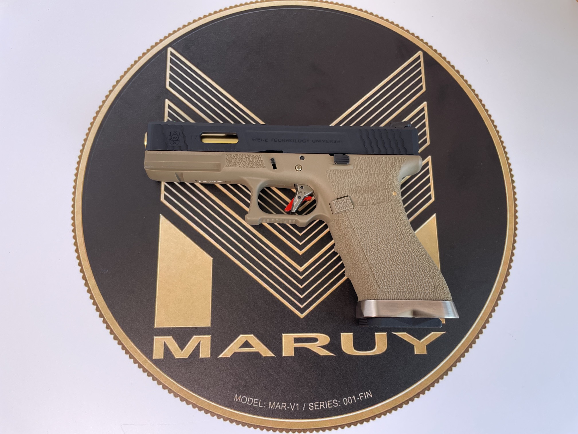 Пистолет WE GLOCK-17 G-Force хром ствол
